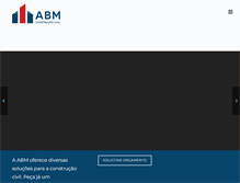 Tablet Screenshot of abmpremoldados.com.br